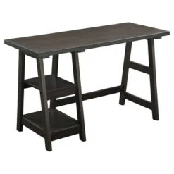 Designs2Go Trestle Desk With Shelves - Breighton Home -Quality Furniture Store GUEST dce1e693 0860 4d20 872d b1e4fbd1c6b4