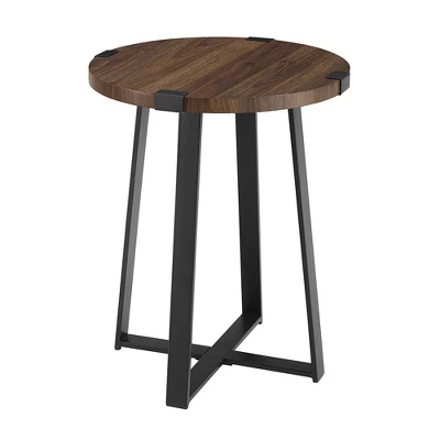 Wrightson Urban Industrial Faux Wrap Leg Round Side Table - Saracina Home 13 Wrightson Urban Industrial Faux Wrap Leg Round Side Table - Saracina Home - Image 11