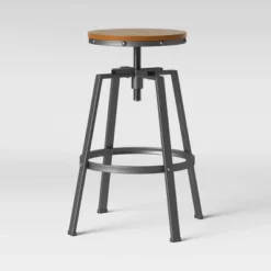 Lewiston Adjustable Swivel Barstool - Threshold -Quality Furniture Store GUEST df723cda 86b6 4e6b b5c9 27ac49310540