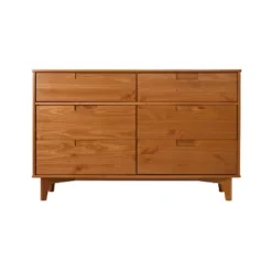 Mid-Century Modern Groove Wood 6 Drawer Dresser - Saracina Home 41 Mid-Century Modern Groove Wood 6 Drawer Dresser - Saracina Home -Quality Furniture Store GUEST df73fcb6 1e74 4709 ae75 c24412f90be1