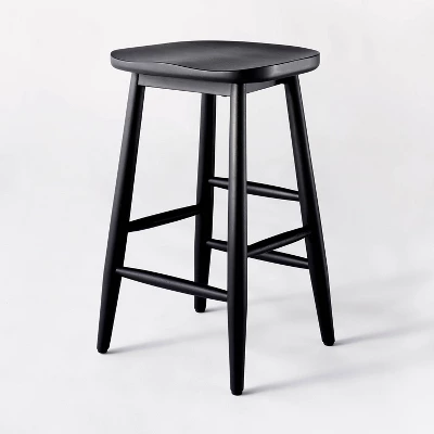 Haddonfield All Wood Backless Counter Height Barstool - Threshold™ Designed With Studio McGee 6 Haddonfield All Wood Backless Counter Height Barstool - Threshold™ Designed With Studio McGee - Image 4