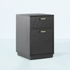 Grooved Wood 2-Drawer Vertical Filing Cabinet - Hearth & Hand™ With Magnolia -Quality Furniture Store GUEST e034e7e0 1c84 4379 8caa e39d0a79a977