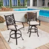 Captiva Designs 3pc Cast Aluminum Outdoor Patio Dining Set With Bar Stools Brown 2 Captiva Designs 3pc Cast Aluminum Outdoor Patio Dining Set With Bar Stools Brown -Quality Furniture Store GUEST e1dd07f8 2664 4c17 814b 861fe73d5bd1