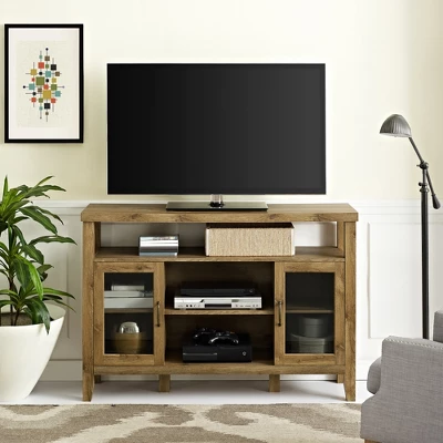 Rustic Transitional Double Door Highboy Buffet - Saracina Home 4 Rustic Transitional Double Door Highboy Buffet - Saracina Home - Image 2