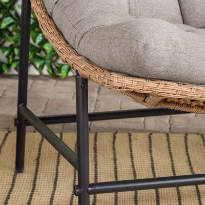 2pk Papasan Scoop Outdoor Patio Chair - Natural - Saracina Home 11 2pk Papasan Scoop Outdoor Patio Chair - Natural - Saracina Home - Image 9