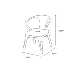 Set Of 2 Harper & Hudson Kids' Metal Activity Chairs - ACEssentials -Quality Furniture Store GUEST e7185e2c 790c 4477 ab1f bdc95d67ad72