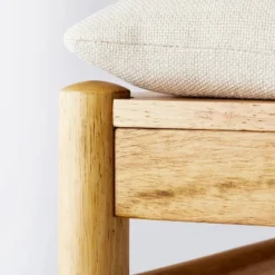 Emery Wood Counter Height Barstool With Upholstered Seat And Sling Back Natural - Threshold™ Designed With Studio McGee -Quality Furniture Store GUEST e8ec7e51 c160 4262 8af2 ab79b157278d