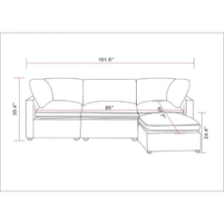 4pc Allandale Modular Sectional Sofa Set Gray - Threshold™ -Quality Furniture Store GUEST e98f9434 244c 4a06 a88e b03b6016a2f1