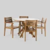 Stamford 5pc Acacia Wood Round Dining Set Teak - Christopher Knight Home 1 Stamford 5pc Acacia Wood Round Dining Set Teak - Christopher Knight Home -Quality Furniture Store GUEST ea141fc4 155b 4df6 b20f 52b5fade6f9e