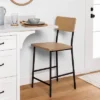 Wood & Steel Counter Stool -Natural/Black - Hearth & Hand™ With Magnolia -Quality Furniture Store GUEST eb4c6eaf fe1a 4354 a468 e825ff634758
