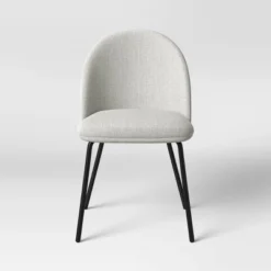 2pk Nils Metal Base Dining Chairs Gray Woven Fabric - Project 62™ -Quality Furniture Store GUEST eba8fec6 6e84 4014 b6d7 164d7192ea01