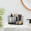 Divided Wire Basket With Wood Handle Black - Brightroom™ 2 Divided Wire Basket With Wood Handle Black - Brightroom™ -Quality Furniture Store GUEST ec6ac29d 2874 40e8 b27a d339a1a59f7b
