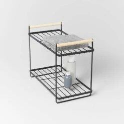 Wood Handle Tiered Vanity Organizer Black - Brightroom™ -Quality Furniture Store GUEST ef9f504c 19ce 47b2 a3eb d9c7c36c8651