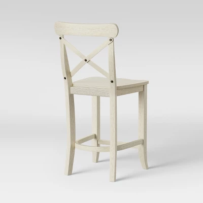 24" Litchfield X-Back Counter Height Barstool - Threshold 5 24" Litchfield X-Back Counter Height Barstool - Threshold - Image 3