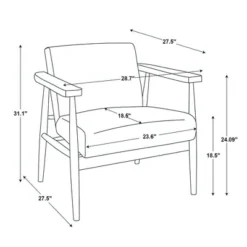 Upholstered Natural Wood Accent Chair - Hearth & Hand™ With Magnolia -Quality Furniture Store GUEST efd29593 c505 45ce 8b88 af9ffc1f09ea