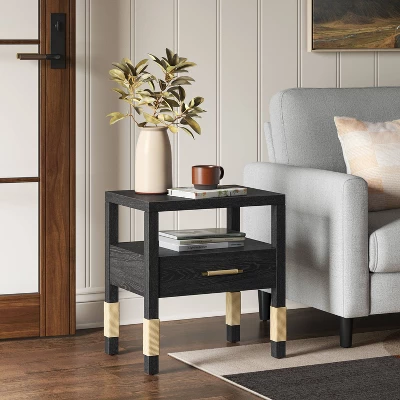 Corded Wood Accent Table - Threshold™ 3 Corded Wood Accent Table - Threshold™