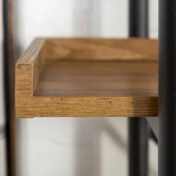 68" 5 Tray Shelf Urban Pipe X Back Bookshelf - Saracina Home -Quality Furniture Store GUEST f414af8b f462 42d1 a49d bd9647b53dec