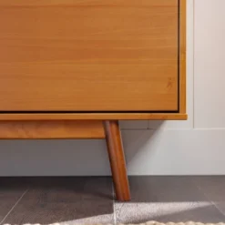 Solid Wood Mid-Century Modern TV Stand For TVs Up To 80" - Saracina Home -Quality Furniture Store GUEST f4abc142 84ea 4c94 8534 cf09ec9e7bfa