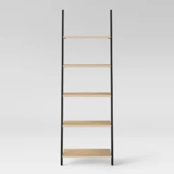 72" Loring 5 Shelf Leaning Bookshelf - Threshold™ 12 72" Loring 5 Shelf Leaning Bookshelf - Threshold™ -Quality Furniture Store GUEST f4e96bb7 5cfd 4079 96b1 158103387d69