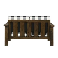 Jovie Gingham Rustic Loveseat - HOMES: Inside + Out 11 Jovie Gingham Rustic Loveseat - HOMES: Inside + Out -Quality Furniture Store GUEST f773bcaf 574a 4e27 96b6 3bc9f78da4e4