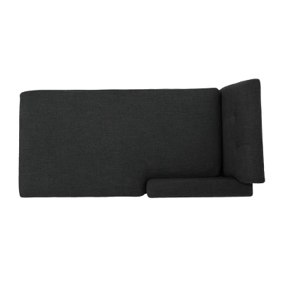 Stormi Mid-Century Modern Fabric Chaise Lounge - Christopher Knight Home 4 Stormi Mid-Century Modern Fabric Chaise Lounge - Christopher Knight Home - Image 2