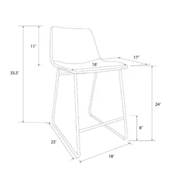 Bowden Faux Leather Counter Height Barstool - Threshold™ 11 Bowden Faux Leather Counter Height Barstool - Threshold™ -Quality Furniture Store GUEST fc17995b 497f 4a5a 958c c9c8bb9e68cc