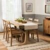 Pedestal Wood Dining Table - Natural - Hearth & Hand™ With Magnolia -Quality Furniture Store GUEST fc6e274e 0696 43d6 8a73 c5e00e65ba98