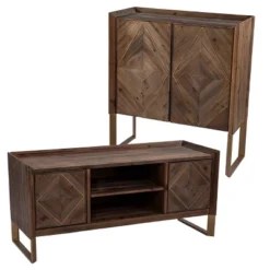 Glacerad Reclaimed Wood Media Console For TVs Upto 50" Brown - Aiden Lane 21 Glacerad Reclaimed Wood Media Console For TVs Upto 50" Brown - Aiden Lane -Quality Furniture Store GUEST fc78f503 8a04 4d7b 8d17 51d39515250f