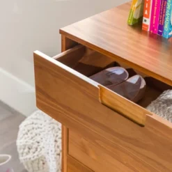 Mid-Century Modern Groove Wood 6 Drawer Dresser - Saracina Home 34 Mid-Century Modern Groove Wood 6 Drawer Dresser - Saracina Home -Quality Furniture Store GUEST fcb730ab 9952 4f83 9614 24322242cf6c