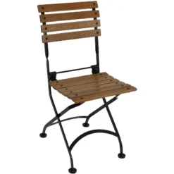 Sunnydaze Decor Sunnydaze Indoor/Outdoor Essential Chestnut Wood Folding Patio Table And Chairs Set - Brown - 7pc 10 Sunnydaze Decor Sunnydaze Indoor/Outdoor Essential Chestnut Wood Folding Patio Table And Chairs Set - Brown - 7pc -Quality Furniture Store GUEST fcd65049 6995 47d4 bbdf 2a3004126d5e