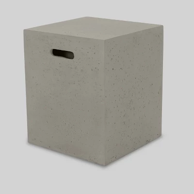 Oana 7pc Acacia V-Shaped Sectional Sofa Set With Fire Pit - Teak/Beige/Light Gray - Christopher Knight Home 5 Oana 7pc Acacia V-Shaped Sectional Sofa Set With Fire Pit - Teak/Beige/Light Gray - Christopher Knight Home - Image 3