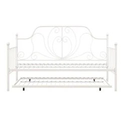 Twin Leila Metal Daybed And Trundle White - Room & Joy -Quality Furniture Store GUEST fe8ca33e a148 4029 96d1 882f2a833e8b