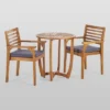Casa 3pc Acacia Bistro Set - Teak/Dark Gray - Christopher Knight Home -Quality Furniture Store GUEST ffbc284f 3c10 44e6 a80f a31b9d923176